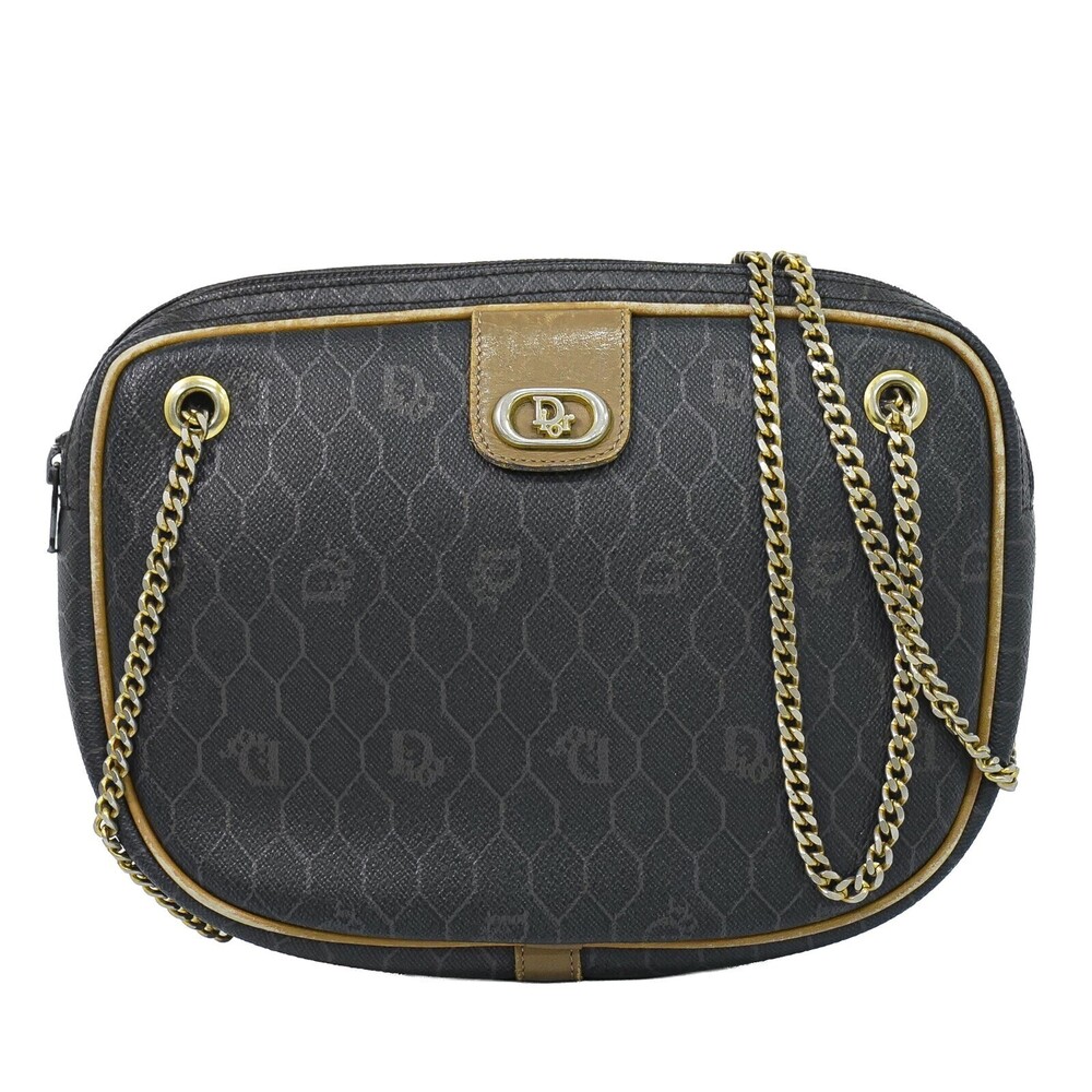 Christian Dior Vintage Honeycomb Canvas